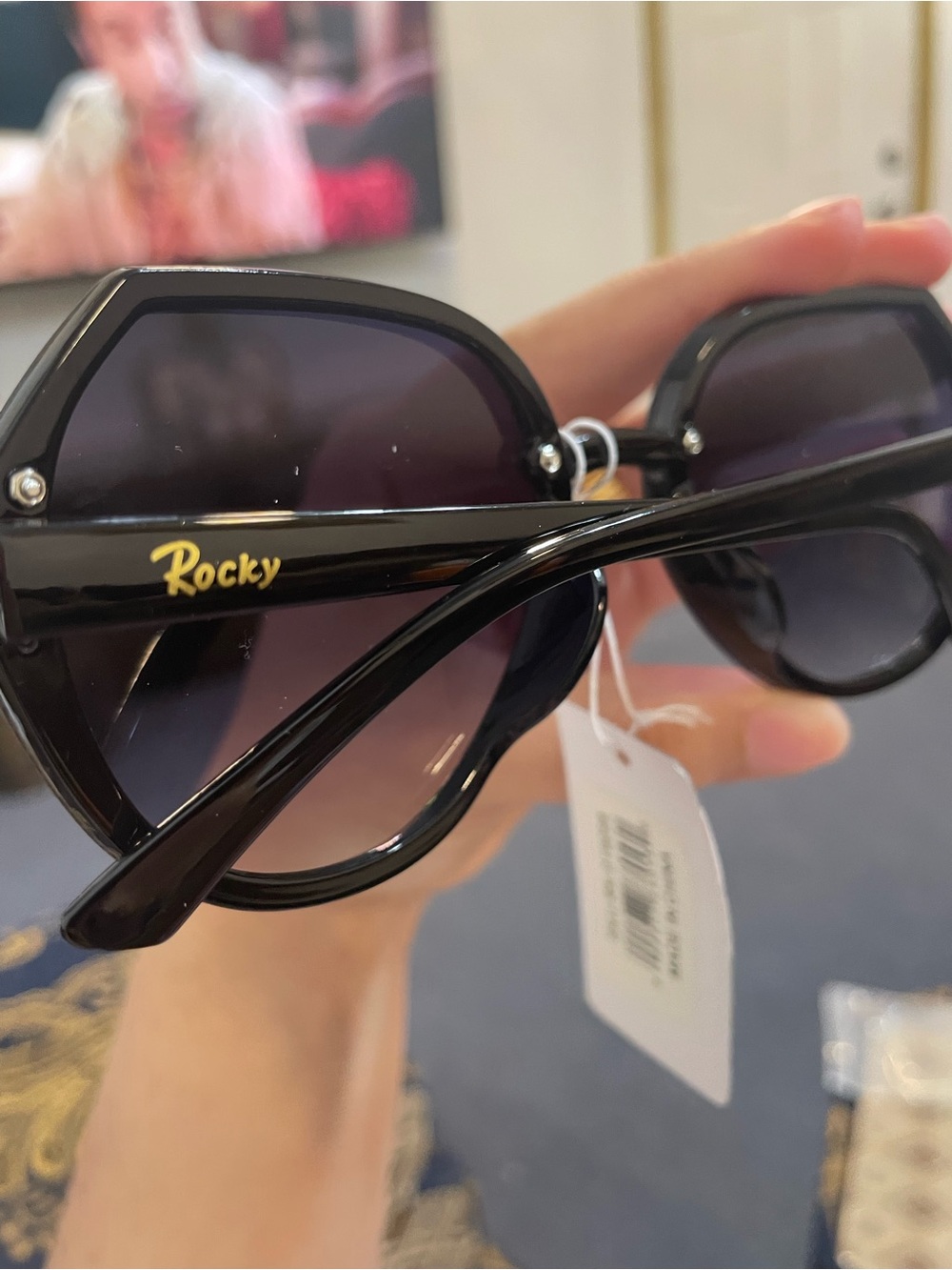 Rocky Black Sunglasses with Gradient Lenses